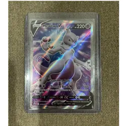 Pokemon TCG Mewtwo V SWSH229 Sword & Shield Promo Holo 220 HP NM - Image 1