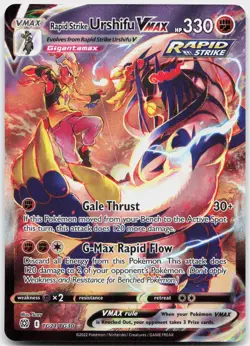 Rapid Strike Urshifu VMAX TG21/TG30 Holo Brilliant Stars Trainer Gallery NM - Image 1