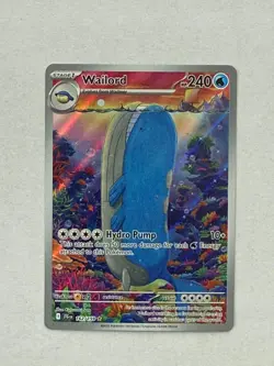 Wailord 162/159 Illustration Rare Journey Together Pokemon Near Mint - Image 1