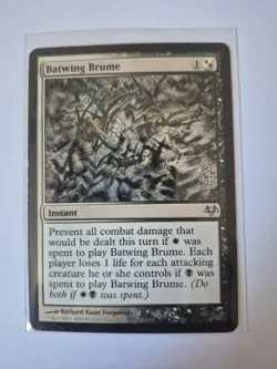 BATWING BRUME - 2008 EVENTIDE - MAGIC THE GATHERING MTG -UNCOMMON BLACK WHITE LP - Image 5