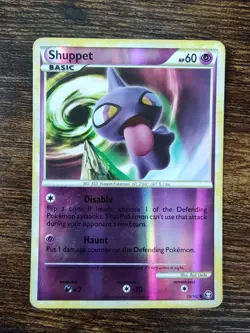 Pokemon Shuppet 75/102 HeartGold & Soulsilver Triumphant Reverse Holo - Image 1