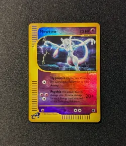 Pokemon EXPEDITION - #55/165 Mew #56/165 Mewtwo - Reverse Holo - ENG - LP - Image 3