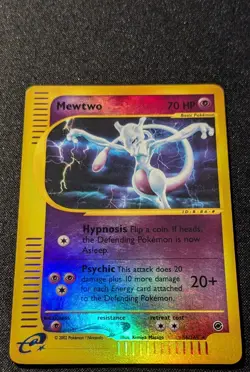 Pokemon EXPEDITION - #55/165 Mew #56/165 Mewtwo - Reverse Holo - ENG - LP - Image 4