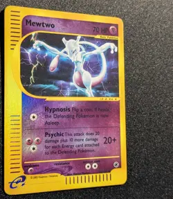 Pokemon EXPEDITION - #55/165 Mew #56/165 Mewtwo - Reverse Holo - ENG - LP - Image 5