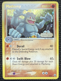 Pokemon Machamp 9/92 Legend Maker Unlimited Reverse Holo LP - Image 2