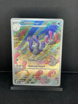 Wugtrio 224/091 - Pokemon TCG - Paldean Fates - Illustration Rare - NM - Image 1