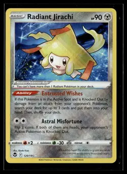 Pokemon TCG SWSH12: Silver Tempest #120/195 Radiant Jirachi - Image 1
