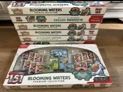 X7 🔥Pokemon TCG Scarlet & Violet 151 Blooming Waters Premium Collection Box EN - Image 4