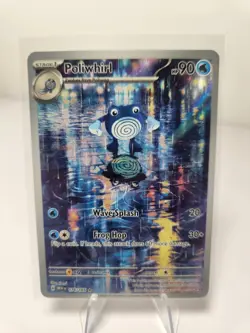 Poliwhirl Illustration Rare Pokemon SV Scarlet & Violet 151 (176/165) - Image 1