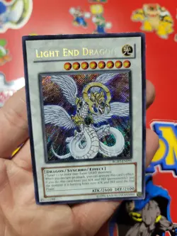 Light End Dragon RGBT-EN091 Secret Rare Yugioh Card Unlimited 2009 Konami - Image 1