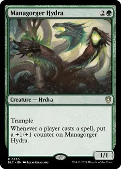 Managorger Hydra [Bloomburrow Commander] Magic MTG - Image 1