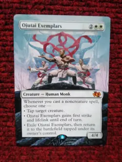 Ojutai Exemplars 232 MTG Foundations Jumpstart Hand Painted Extended Altered Art - Image 2
