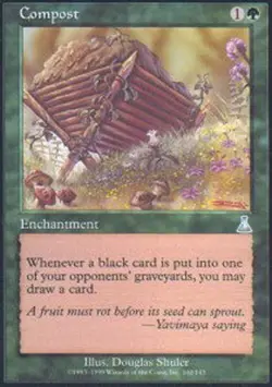 1x Compost Heavy Play MTG Magic - Kid Icarus - - Image 1