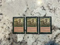 Mtg Priest Of Titania x3 Magic the Gathering Priest Of Titania Urzas Saga Played - Image 1