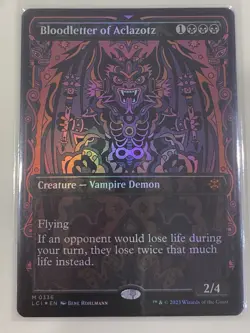 Bloodletter of Aclazotz (Borderless) The Lost Caverns of Ixalan Foil - Image 1