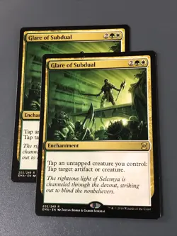 Glare Of Subdual X2 Eternal Masters Ex/Nm Cond See Pics Front/back - Image 1