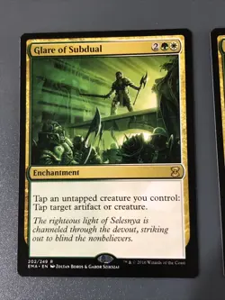 Glare Of Subdual X2 Eternal Masters Ex/Nm Cond See Pics Front/back - Image 2