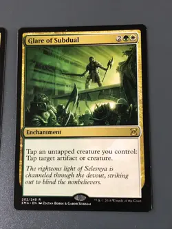 Glare Of Subdual X2 Eternal Masters Ex/Nm Cond See Pics Front/back - Image 3