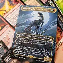 indoraptor, the Perfect Hybrid Jurassic Park Magic ELEMENTALS Commander Deck MTG - Image 1