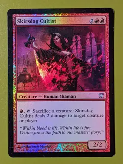 FOIL Skirsdag Cultist x1 Innistrad 1x Magic the Gathering MTG - Image 1