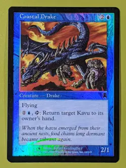 FOIL Coastal Drake x1 Apocalypse 1x Magic the Gathering MTG - Image 1