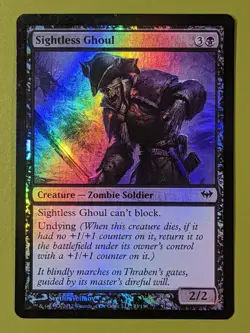 FOIL Sightless Ghoul x1 Dark Ascension 1x MTG Magic the Gathering - Image 1