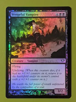 FOIL Vengeful Vampire x1 Dark Ascension 1x MTG Magic the Gathering - Image 1