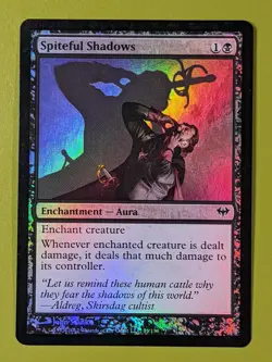 FOIL Spiteful Shadows x1 Dark Ascension 1x MTG Magic the Gathering - Image 1