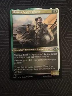 mtg shanna, sisay's legacy foil etched march of the machines - Image 1