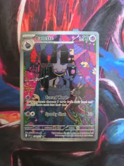 Pokemon TCG Banette 234/217 ASCENDED HEROES Illustration Rare Full Art Holo nm - Image 1