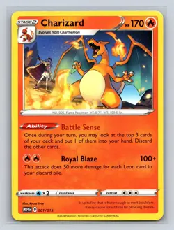 Charizard 001/015 Promo McDonald's Promos 2024 Pokemon LP - Image 1