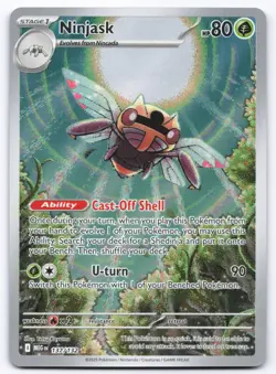 Pokemon TCG Ninjask 137/132 Mega Evolution NM - Image 1