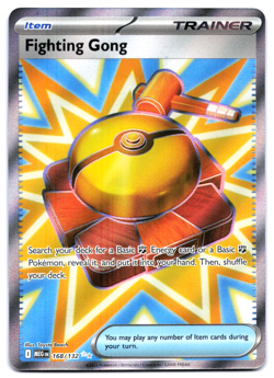 Pokemon TCG Fighting Gong 168/132 Mega Evolution NM - Image 1