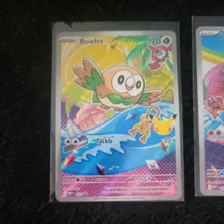 Pokemon First Partner Illustration Collection Series 1 Alolan Starters Set - Image 2