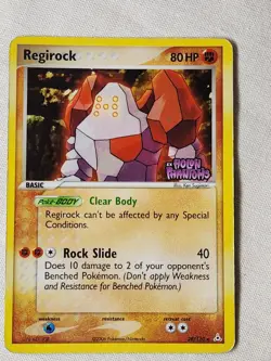 Played (MP) Regirock Reverse Holo #28 Holon Phantoms Pokemon TCG - Image 1