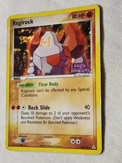 Played (MP) Regirock Reverse Holo #28 Holon Phantoms Pokemon TCG - Image 3