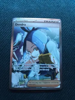 Pokemon TCG Dendra Special Illustration Rare Paldea Evolved #266/193 Sv02 NM/M - Image 1
