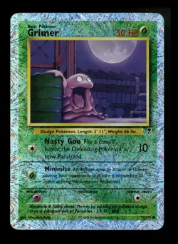 #4 Grimer 78/110 Legendary Collection 2002 Reverse Holo Pokemon Card TCG - Image 1