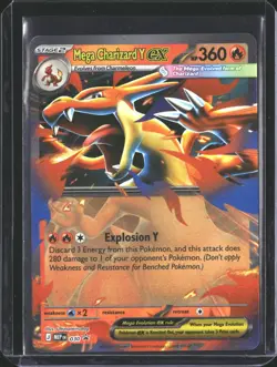 Mega Charizard Y ex 030 Holo Promo ME: Mega Evolution Promo Pokemon NM/M - Image 1