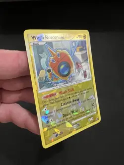 Wash Rotom RT5/111 Rising Rivals Pokemon Cracked Ice Holo 2009 English - Image 3