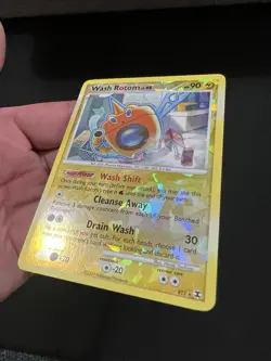 Wash Rotom RT5/111 Rising Rivals Pokemon Cracked Ice Holo 2009 English - Image 5