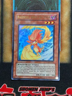 Yugioh Blackwing - Breeze The Zephyr TSHD-EN003 Ultra Rare MP - Image 1
