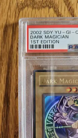 Yugioh 2002 Yugi Dark Magician 1st SDY-006 PSA 8 - Image 4