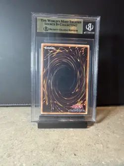 Yugioh Dark Magical Curtain LOCH-JP003 Prismatic Secret Rare Over Frame BGS 9.5 - Image 2