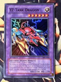 Yugioh: YZ-Tank Dragon - MFC-054 - Super Rare - 1st Edition MP - Image 1