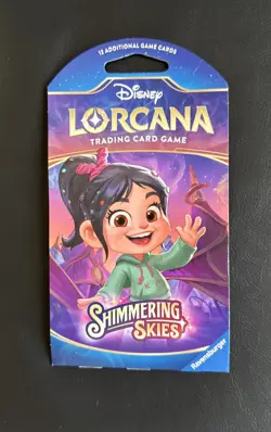 Disney Lorcana TCG Shimmering Skies Sleeved Booster Pack NEW FACTORY SEALED - Image 1