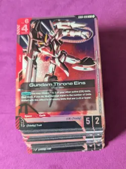 GUNDAM CARD GAME BULK 350 CARD LOT GD04 BANDAI ENGLISH C/U/R + EXTRA RESOURCES - Image 5