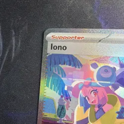 Pokemon TCG Iono Card 237/091 Paldean Fates Near Mint Special Illustration Rare - Image 2