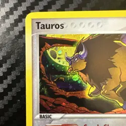 Tauros 12/100 EX Crystal Guardians Holo Rare Pokemon Card LP - Image 2