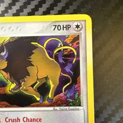Tauros 12/100 EX Crystal Guardians Holo Rare Pokemon Card LP - Image 3